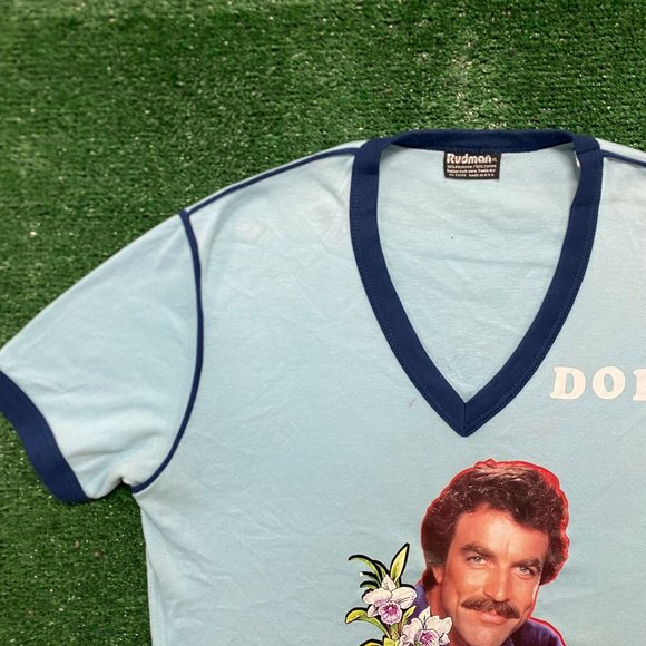 Vintage 70s 80s Magum P.I. Florida Tourist Single Stitch Tee - Picture 2 of 8